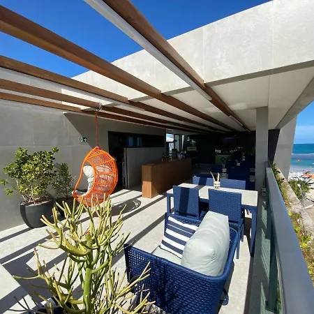 Flat à Beira Mar com Varanda em Frente as Piscinas Naturais 307-2